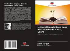 Capa do livro de L'éducation négligée dans les colonies du Cariri, Ceará 