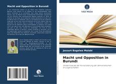 Capa do livro de Macht und Opposition in Burundi 