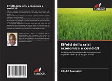 Effetti della crisi economica e covid-19 kitap kapağı