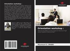 Orientation workshop : kitap kapağı