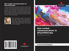 Capa do livro de Non-verbal communication in physiotherapy 