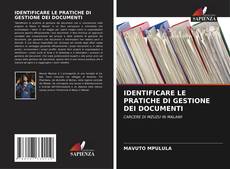 IDENTIFICARE LE PRATICHE DI GESTIONE DEI DOCUMENTI kitap kapağı