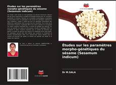 Capa do livro de Études sur les paramètres morpho-génétiques du sésame (Sesamum indicum) 