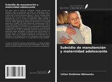 Buchcover von Subsidio de manutención y maternidad adolescente