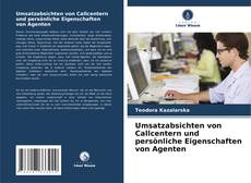 Bookcover of Umsatzabsichten von Callcentern und persönliche Eigenschaften von Agenten