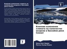 Portada del libro de Влияние изменения климата на количество осадков в бассейне реки Сеонат