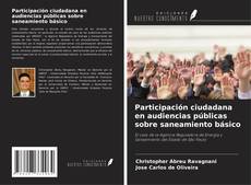 Capa do livro de Participación ciudadana en audiencias públicas sobre saneamiento básico 