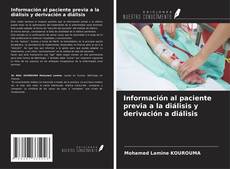 Capa do livro de Información al paciente previa a la diálisis y derivación a diálisis 