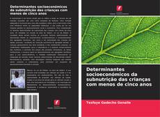 Обложка Determinantes socioeconómicos da subnutrição das crianças com menos de cinco anos