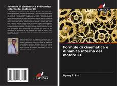 Buchcover von Formule di cinematica e dinamica interna del motore CC