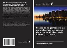 Efecto de la gestión de las malas hierbas del campo de arroz en el distrito de Koriya (C.G) India kitap kapağı