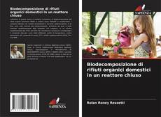 Bookcover of Biodecomposizione di rifiuti organici domestici in un reattore chiuso