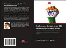 Buchcover von Analyse des émissions de CO2 par le gouvernement indien