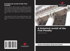 Portada del libro de A historical revisit of the Fine Penalty