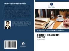 Capa do livro de EDITION SIROJIDDIN SAYYID 