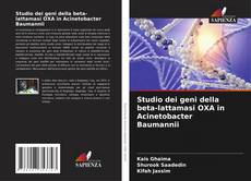 Capa do livro de Studio dei geni della beta-lattamasi OXA in Acinetobacter Baumannii 