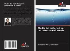 Buchcover von Studio dei materiali per la costruzione di strade