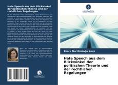Capa do livro de Hate Speech aus dem Blickwinkel der politischen Theorie und der rechtlichen Regelungen 
