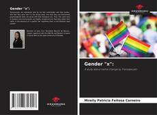 Gender "x": kitap kapağı