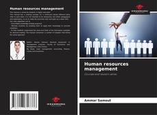 Bookcover of Human resources management