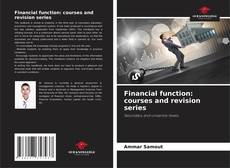 Couverture de Financial function: courses and revision series