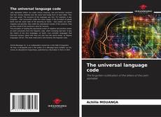 Bookcover of The universal language code