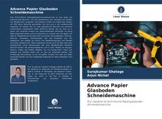 Обложка Advance Papier Glasboden Schneidemaschine