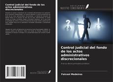 Control judicial del fondo de los actos administrativos discrecionales kitap kapağı