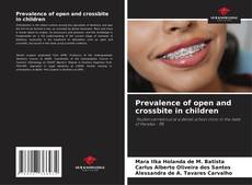 Portada del libro de Prevalence of open and crossbite in children