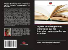 Buchcover von Impact du changement climatique sur les énergies renouvelables en Namibie