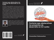 Capa do livro de Factores que obstaculizan los proyectos de desarrollo en Sri Lanka 