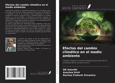 Buchcover von Efectos del cambio climático en el medio ambiente