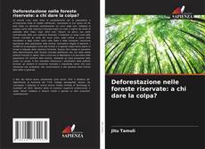 Buchcover von Deforestazione nelle foreste riservate: a chi dare la colpa?