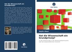 Portada del libro de Hat die Wissenschaft ein Grundprinzip?