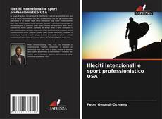 Buchcover von Illeciti intenzionali e sport professionistico USA