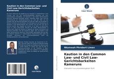 Buchcover von Kaution in den Common Law- und Civil Law-Gerichtsbarkeiten Kameruns