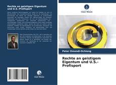Portada del libro de Rechte an geistigem Eigentum und U.S.-Profisport