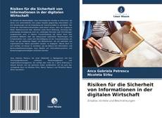 Capa do livro de Risiken für die Sicherheit von Informationen in der digitalen Wirtschaft 