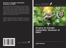 Buchcover von IA para la energía sostenible: Alcanzar el ODS7