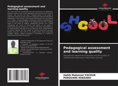 Обложка Pedagogical assessment and learning quality