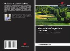 Memories of agrarian conflicts kitap kapağı