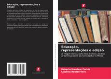 Buchcover von Educação, representações e edição