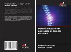 Dolore lombare: un approccio di terapia manuale kitap kapağı