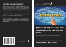 Portada del libro de Estrategias más probables para los programas Stricto Sensu de Brasil