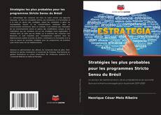 Buchcover von Stratégies les plus probables pour les programmes Stricto Sensu du Brésil