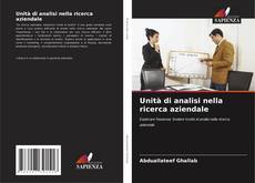 Bookcover of Unità di analisi nella ricerca aziendale