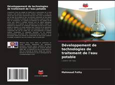 Buchcover von Développement de technologies de traitement de l'eau potable