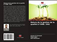 Buchcover von Nature de la gestion de la qualité à l'UNB / EAU