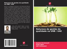 Capa do livro de Natureza da gestão da qualidade na UNB / UAE 