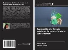 Capa do livro de Evaluación del lavado verde en la industria de la construcción 
